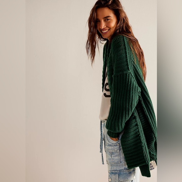 🚨FLASH SALE!🚨✨NEW!✨Free People We The Free Wonderful You Cardi - Picture 3 of 9